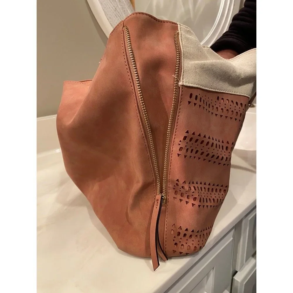 New Shoulder‎ Bag Gramercy & Grand Tote BoHo Purse TONS of Storage Laptop Vegan